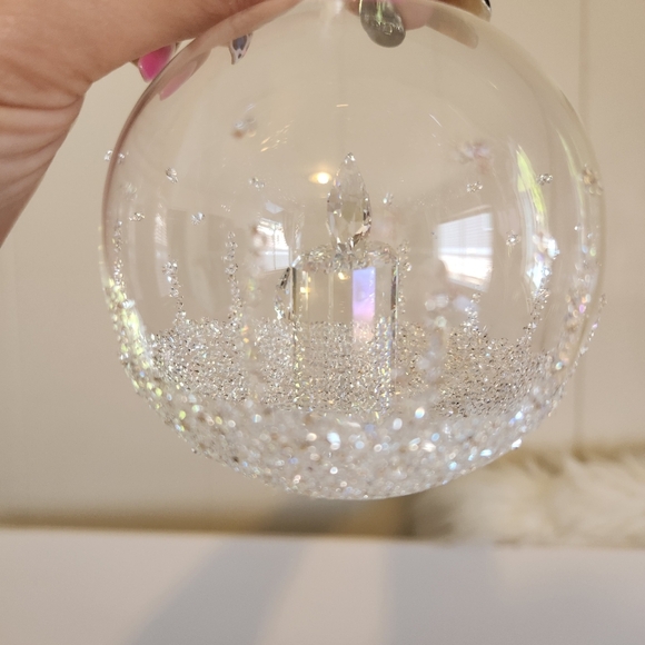 Swarovski Christmas Ball Tree Ornament Annual Edition 2017 MINT #5241591 Candle - Picture 5 of 10